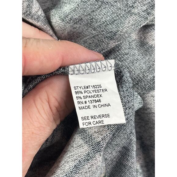 Roommates Shirt Womens Medium Green Plaid Button Up Long Sleeve Stretch Business - Picture 8 of 10